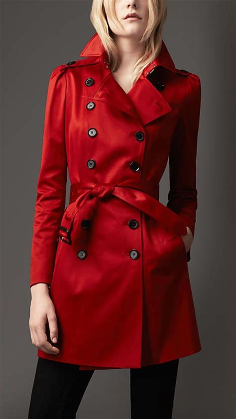 trench burberry rouge|are Burberry trench coats waterproof.